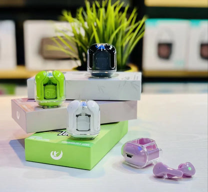 Air 31 TWS Transparent Earbuds – High Bass, Smart Display, Bluetooth 5.3