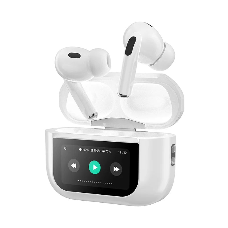 A9 Pro Touch Screen ANC Noise Cancelling Earbuds