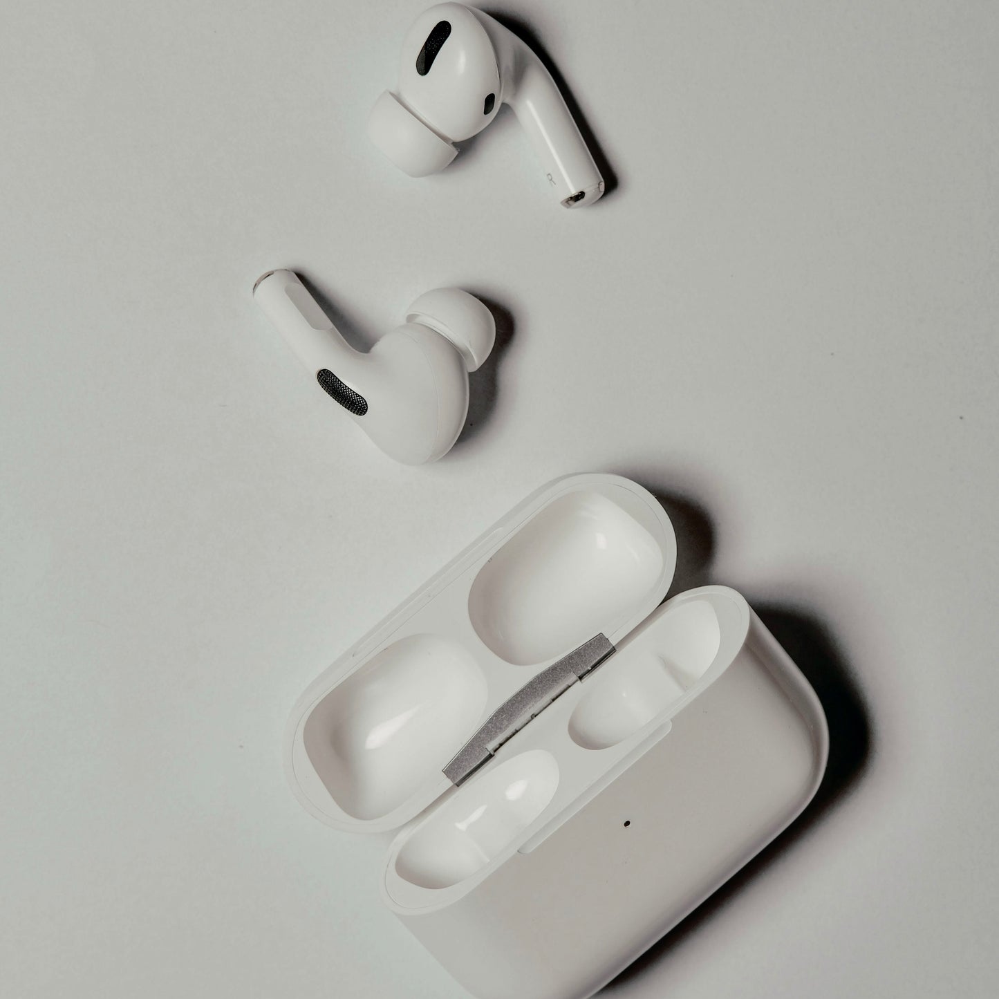 Airpods Pro 2-(White/Black) with free silicone case