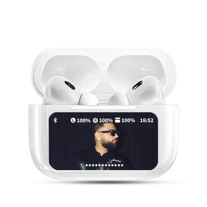 E9 Pro AirPods: Smart Touchscreen Earbuds with Premium Sound & Noise Cancellation